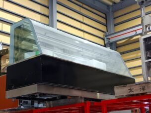 対面冷蔵ショーケース　(株)アリガ　AMC-MK　中古品　AR-1456