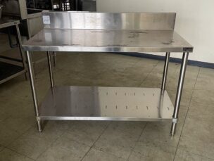 BG付き作業台　マルゼン　BW−126　中古品　AR-6739