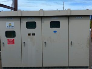 （売約済み）キュービクル式高圧受電設備　河村電器産業　CB形　60Hz仕様　中古品　AR-6830