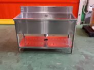 BG付き1槽シンク　1200×600×780(930)　中古品　AR-7035