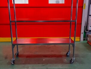 キャスター付ラック　1700×500×1800　中古品　AR-6977