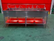 2槽シンク　マルゼン　約2000×750×800　中古品　AR-6944