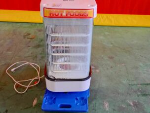 小型卓上中華まん加温・保温スチーマー　日本ヒーター機器　MJ45A　中古品　AR-7079