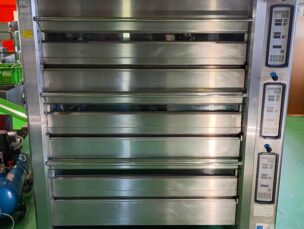 パン窯3段　フジサワ・マルゼン　PEA-222B　中古品　AR-6861