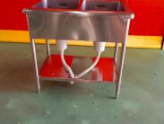 2槽シンク　約890×600×880　中古品　AR-7104