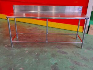 BG付き作業台　クリナップ / Cleanup　約1800＊600＊800(950)　中古品　AR-7123