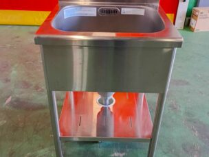 1槽シンク　約610×610×800(940)　中古品　AR-7214