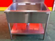 1槽シンク　約900×770×800(930)　中古品　AR-7215