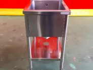 1槽シンク　約450＊600＊820(950)　中古品　AR-7165