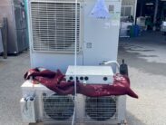 4坪用プレハブ冷凍ユニット　三菱　内機:CUR-N4VHB　外機:ECOV-EN30WB　中古品　AR-5905