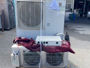 4坪用プレハブ冷凍ユニット　三菱　内機:CUR-N4VHB　外機:ECOV-EN30WB　中古品　AR-5905